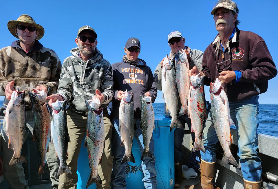 Salmon Fishing at Winchester Bay 